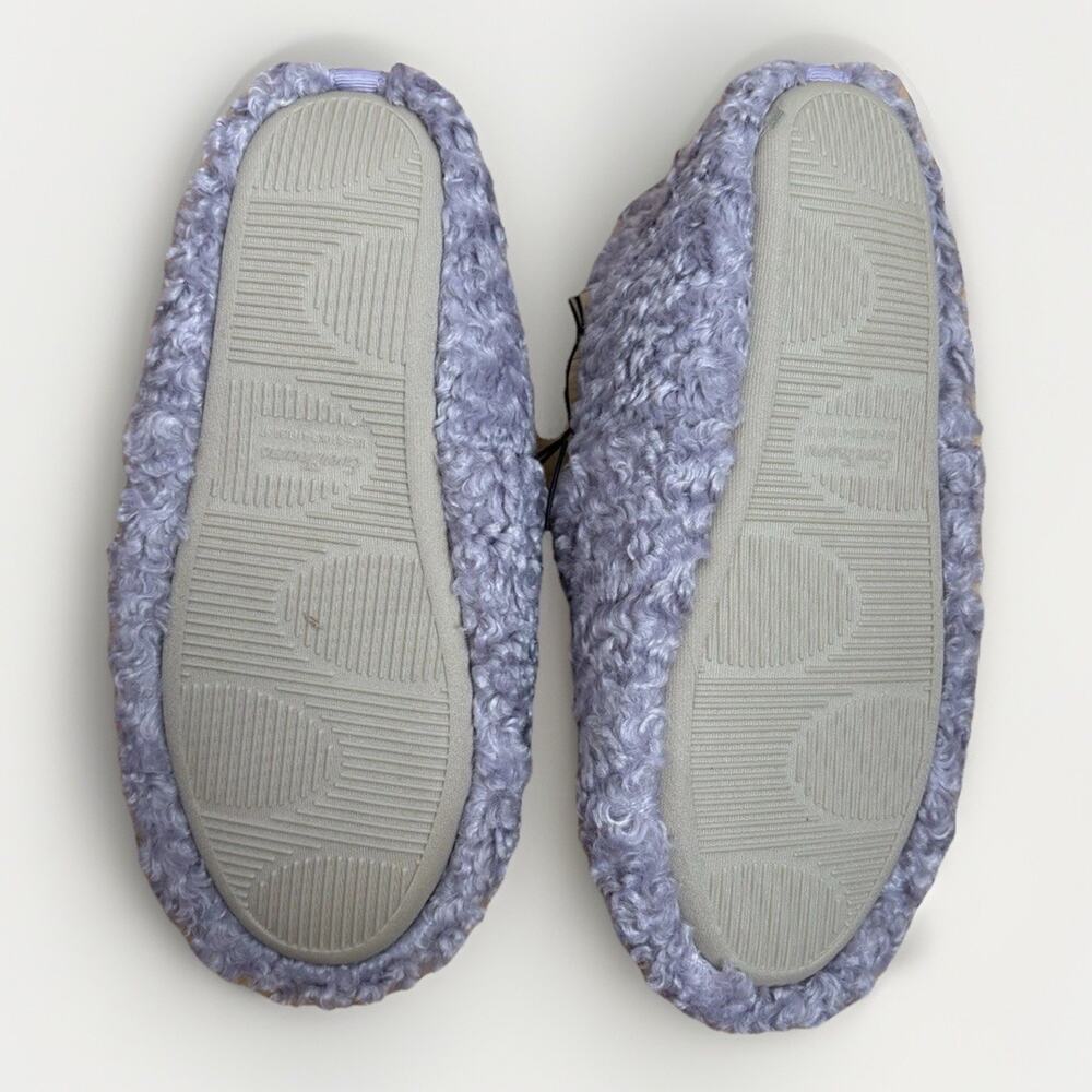 NEW EverFoams Women’s Slippers Size 5-6 Purple Memory Foam Lightweight Soft - Picture 5 of 6